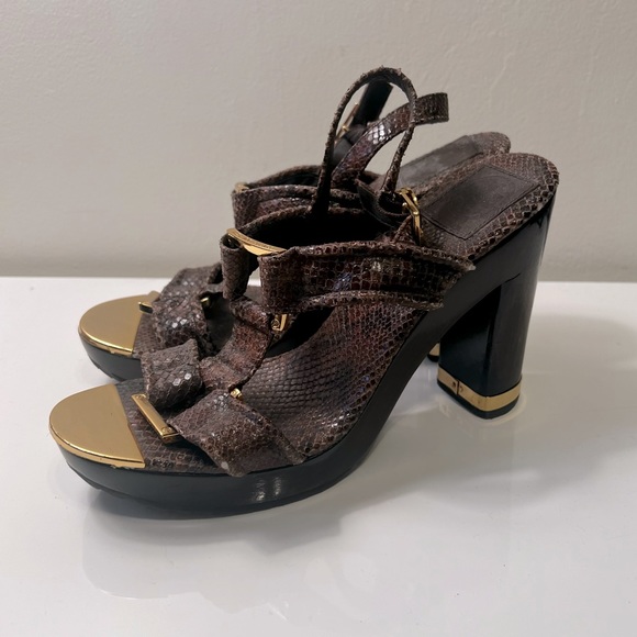 Tory Burch block heel sandals, SIZE 8 - Picture 4 of 4